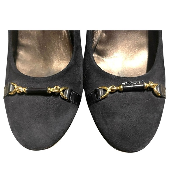 AGL Black heels with Gold Detailing 36.5/6 - Picture 11 of 16